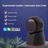 2D Barcode Scanner Portable 1D 2D Bar Code Scanner Reader QR PDF417 Wired Desktop Hands-Free QR Image Scan for Supermarket Store