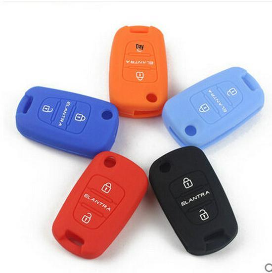 Silicone Key Cover for Beijing Hyundai New Elantra (15 Models) Remote Control