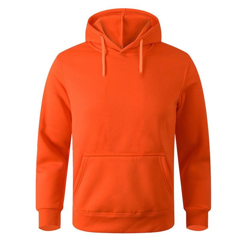 Herren einfarbiger Hoodie für Herbst Winter Outdoor-Sport Freizeit plus Fleece-Hoodie-Jacke Hoodies & Sweatshirts (Herren)