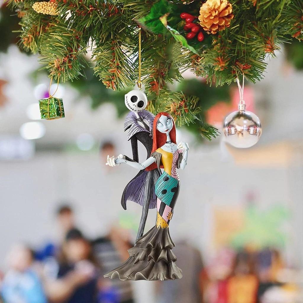 Vibrant Burton Tim Nightmare Before Christmas Acrylic Decoration Set With Jack Friends And