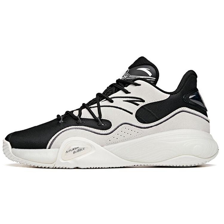 ANTA Cement Bubble Low Black White Men s 912121608S-2 EU 40