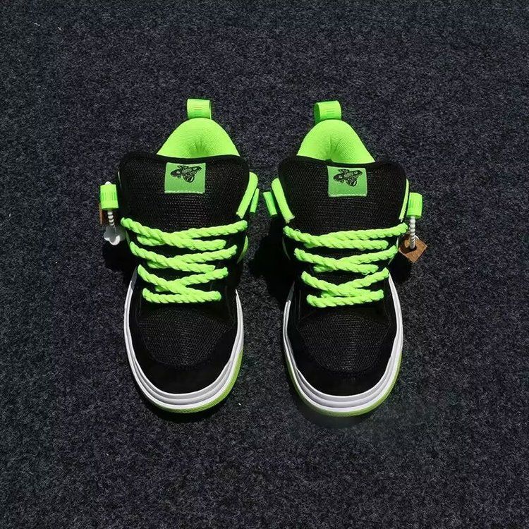 

Новые парные кеды, хлебные туфли, мужские универсальные повседневные туфли, платформа, спортивная обувь, большой размер 42 зелёный