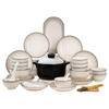 Modern Japanese-Style Ceramic Dinnerware Set