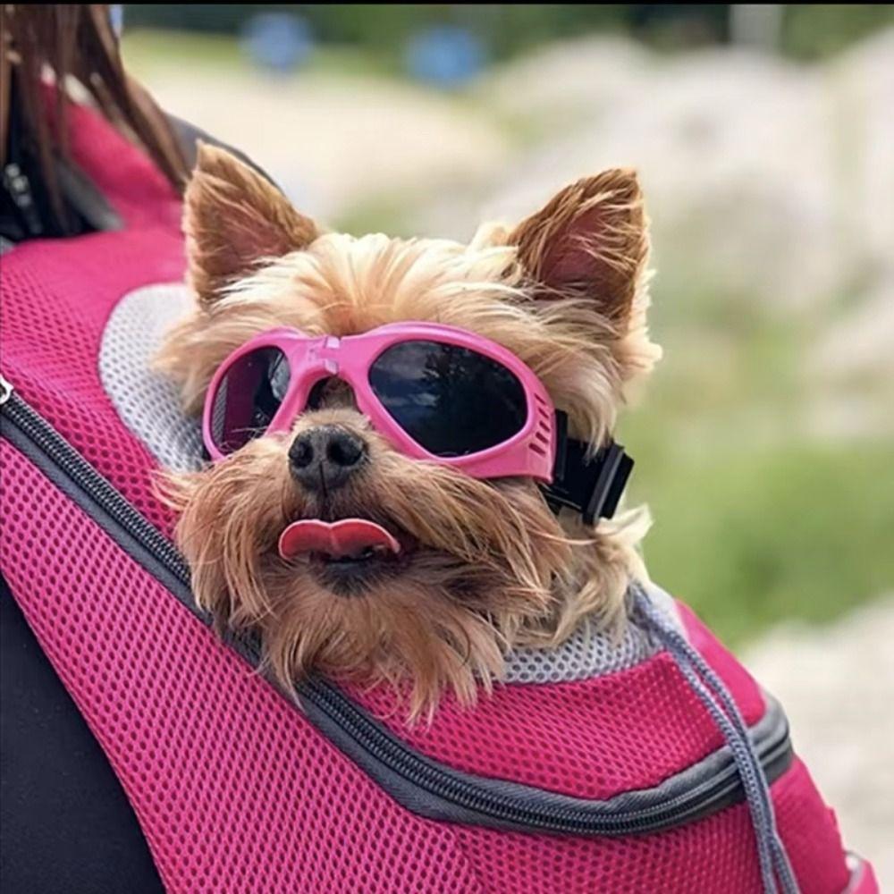 Foldable Pet Sunglasses Adjustable Cat Glasses Comfortable To Wear Dog Eyewear Pet Grooming