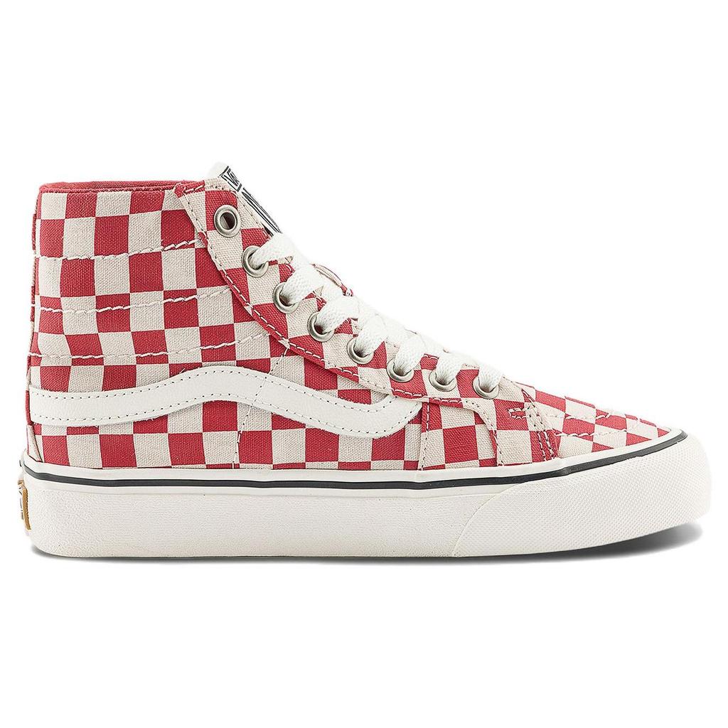 Vans Sk8 Comfortable Versatile Lightweight Breathable High-Top Skate Shoes Unisex Sneakers Red VN0A4BX6RED