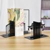 Chinese Style Metal Bookends: Creative Architectural Ornaments for Study & Office