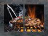 SZKLANA PŁYTA OCHRONNA DO KUCHNI 2x35x52 GRILL