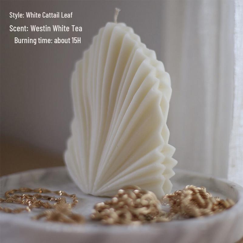 Smokeless White Retro Scented Candle for Weddings & Home Decor