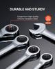 Combination Wrench Set 16-Piece Metric 8 Mm To 24 Mm with Organizer Rack