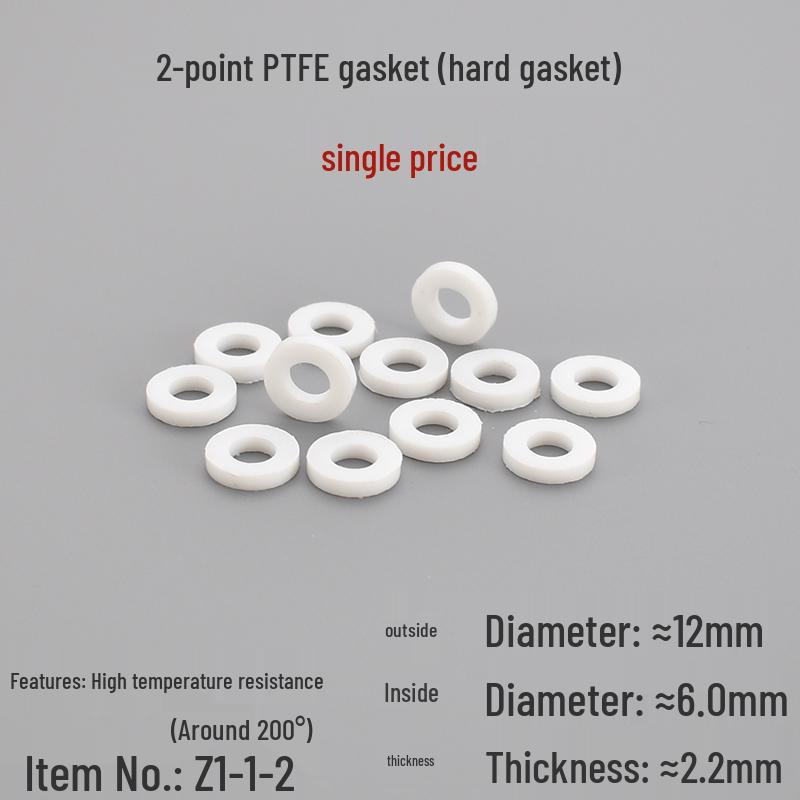Jeu de Joints Souples en Caoutchouc Silicone et Joints Durs en PTFE - Différentes Tailles Disponibles