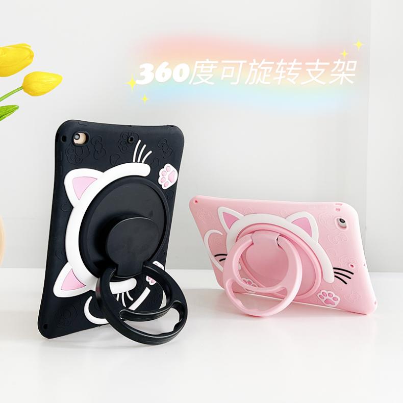 Astronaut Cartoon Bär 360 Drehständer Hülle für Samsung Galaxy Tab A8 10.5 8.0 10.1 2019 Kinder Tablet Cover Tab A7 10.4 S6 Lite T500 P610 T220 Hülle