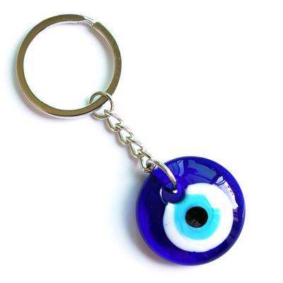 Lucky Turkish Greek Blue Eye Keychain Charm Pendant DIY Gift Key Chains