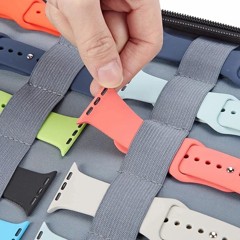 For Apple Watch Watchband Storage Box Travel Pouch Strap Boxes Multifunction Watch Strap Organizer Box Watchband Storage caseQKC