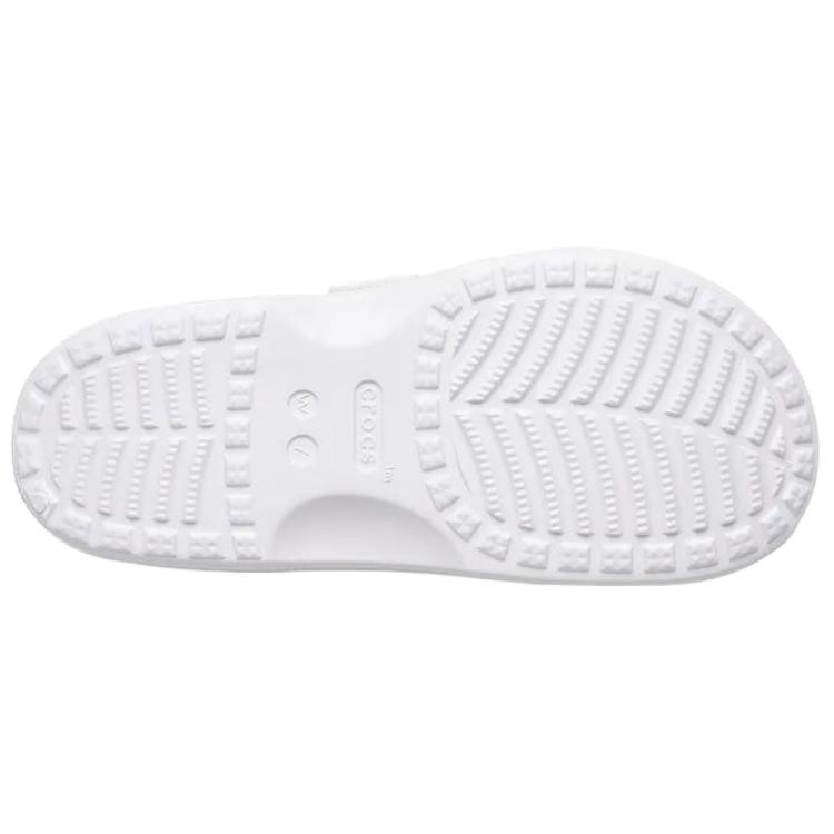 Crocs Classic Freedom Fashion Casual EVA Anti-Abrasion Slippers Women's White