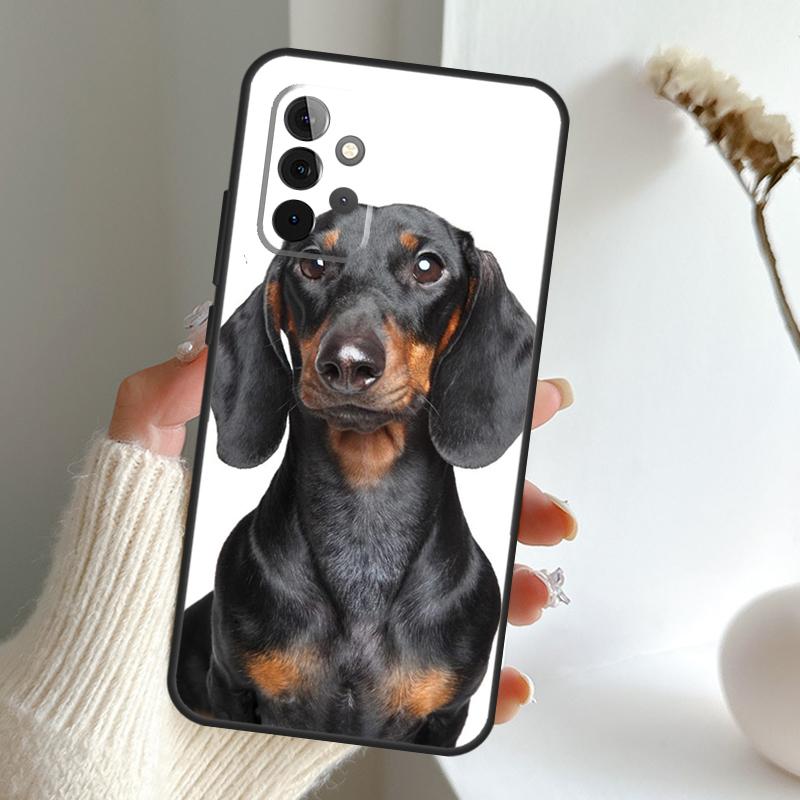 Dachshund Dog Case For Samsung Galaxy A54 A53 A34 A33 A13 A23 A31 A51 A71 A12 A22 A32 A52 A50 A52S Cover