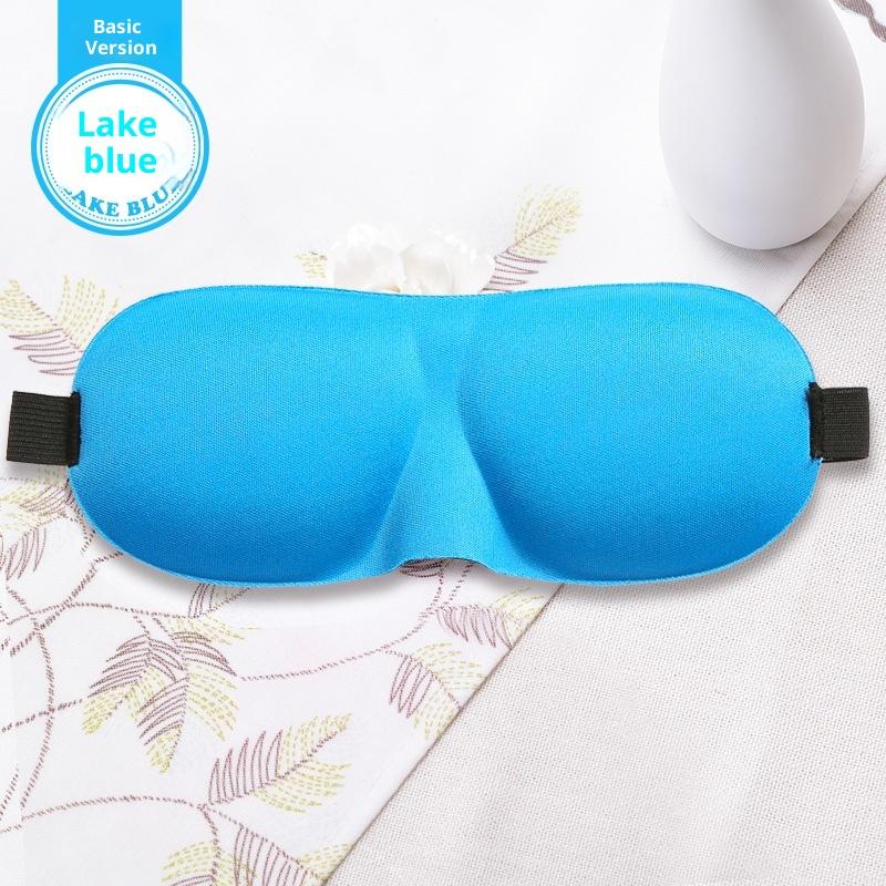 Custom Logo Comfortable Breathable 3D Contoured Foam Eyemask 100% Blackout Eye Mask for Sleeping with Adjustable Strap