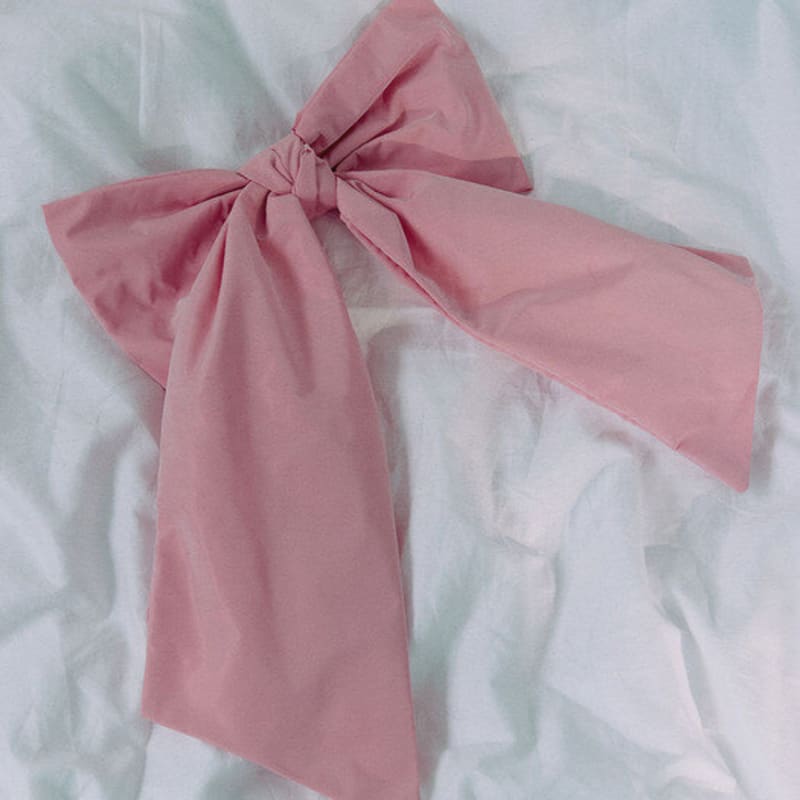 Elizabeth Moments Pink Long Memory Ribbon Hair Pin