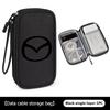 Car Multi-Layer Cable Organizer Oxford Fabric Waterproof Anti-Dust Bag For Mazda 2 3 5 6 Axela Atenza Speed 6 CX3 CX4 CX5 CX7 vf2