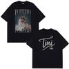 Singer Tini Stoessel Futtura Tour 2026 Tshirt Unisex Women Fashion Aesthetic Tshirt Shortsleeved Loose Casual Oversized Tshirts