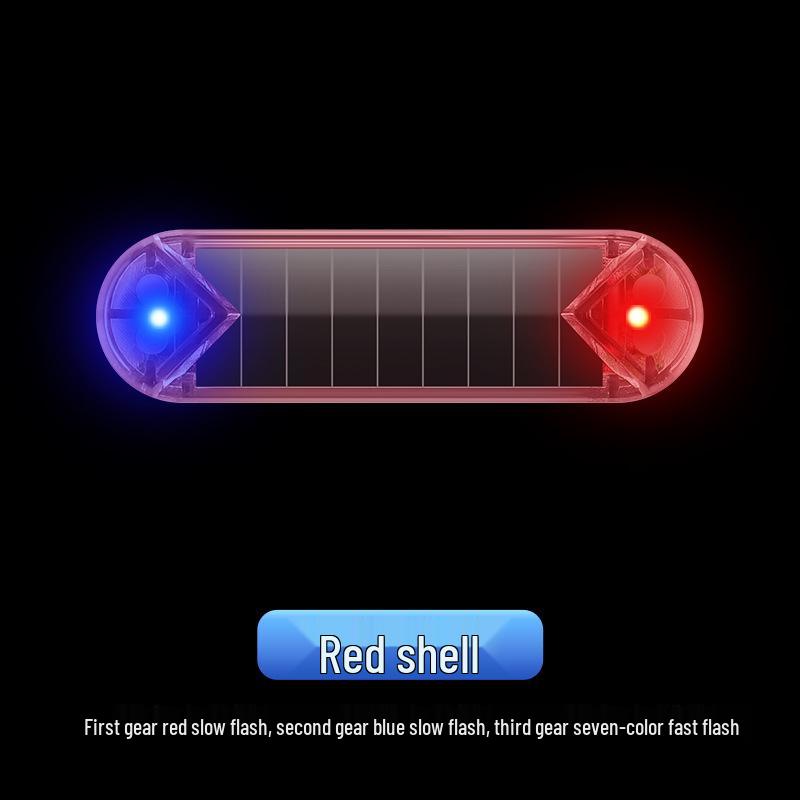 Zasilane energią słoneczną ostrzegawcze światło LED przeciwkradzieżowe