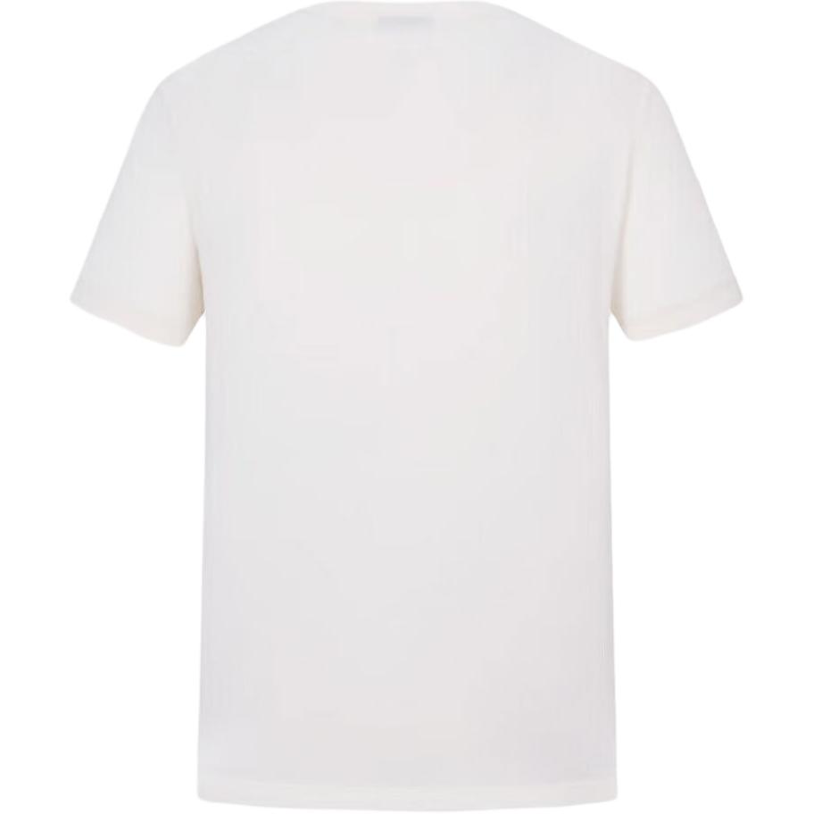 Emporio Armani Ss22 Logo Minimalist Cotton Short Sleeve T-Shirt Men Tops Beige 3L1TFR-1JPZZ-0128