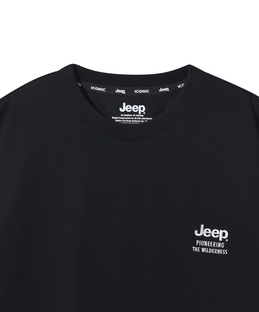 JEEP [2Pack] 190G Single Airgram Short Sleeve T-Shirt (Jr5Tsu159Bk)
