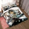 3D Genshin Impact Game Anime Quilt Cover Bed Quilt Cover Double King Bed Quilt Cover Home Textiles Boys Adults