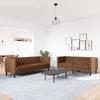 VidaXL Chesterfield 2-piece Sofa Set Brown Faux Suede, Sofa, Sofa Seat, Recliner Sofa, Comfort Sofa, 3209280