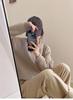 Avocado Green Double Zipper Knit Cardigan Sweater – Slimming, Versatile, Short Outerwear for Women