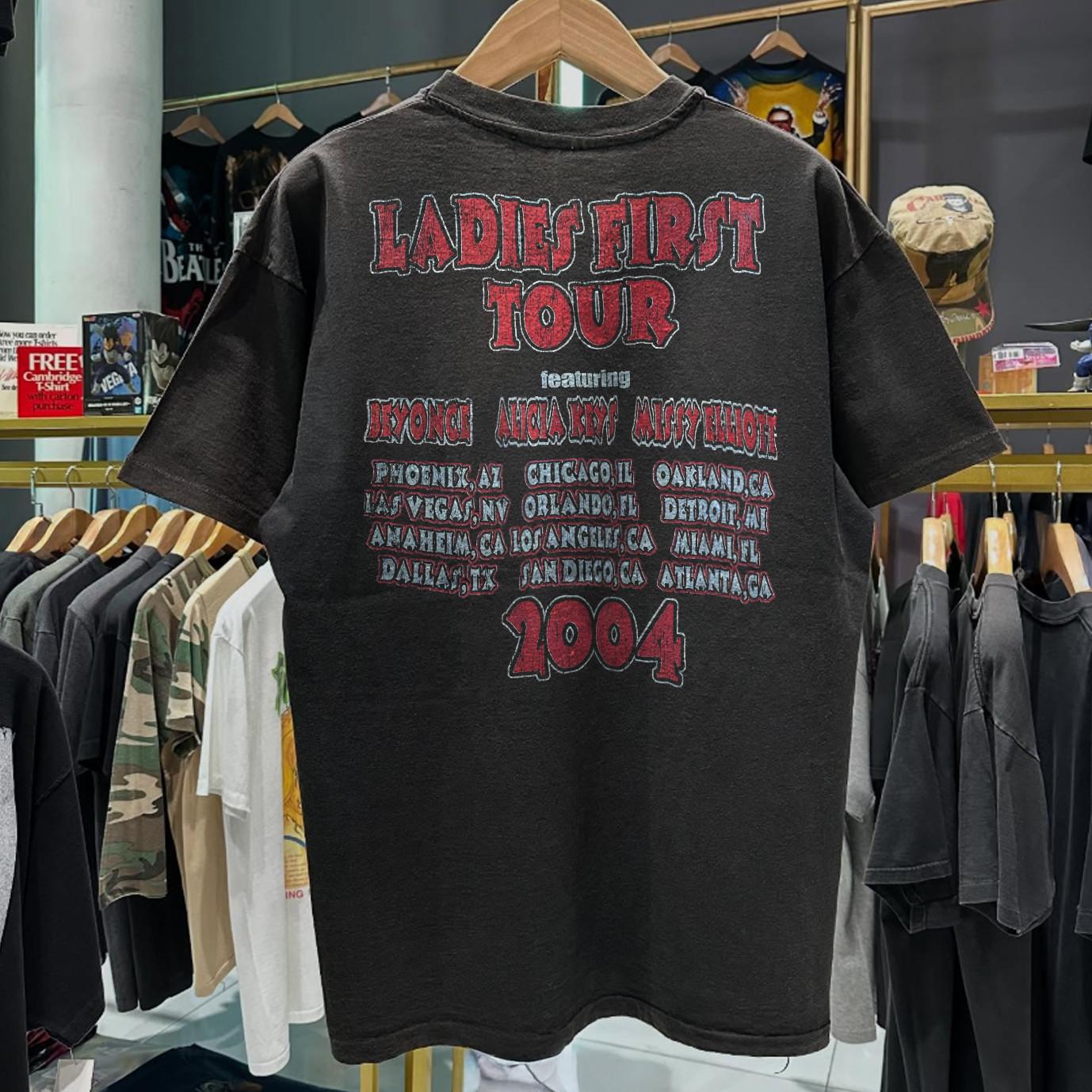 2004 Ladies First Tour Promo T-Shirt Black XXL L