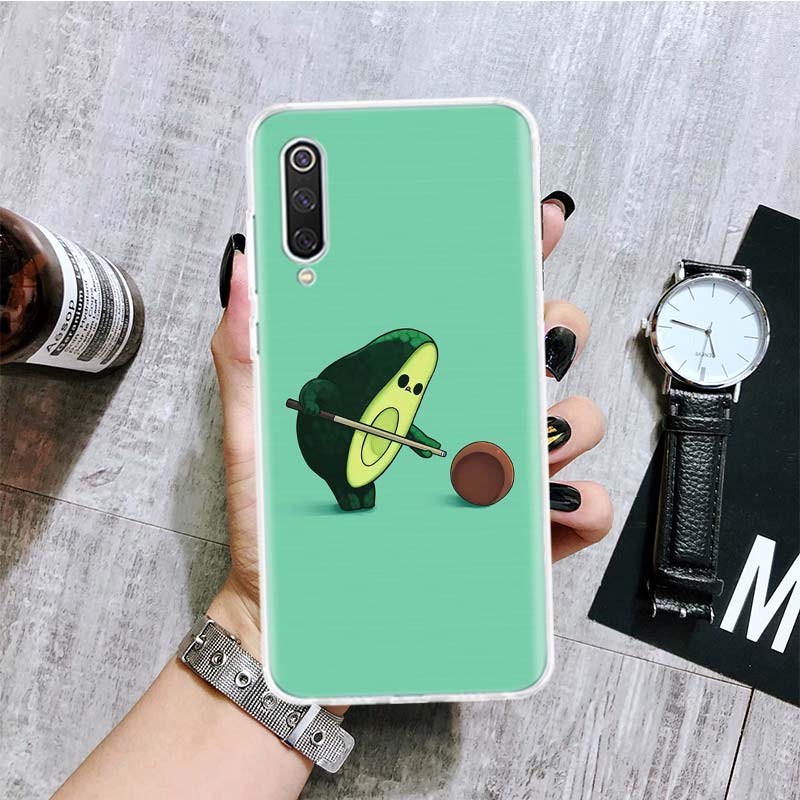 Cartoon Fruit Avocado Phone Case For Xiaomi Redmi 9 9A 9C 9T 10 10A 10C 8 8A 7 7A 6 6A K40 K20 Pro K30 S2 10X Printing Cover