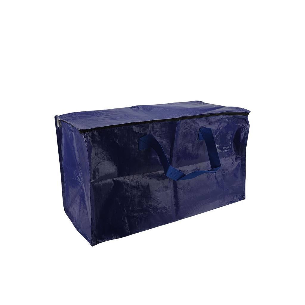 Moving Bag Large Capacity Strong Load Bring PE Storage Bag with Zips for Quilts Clothing Daily Necessities