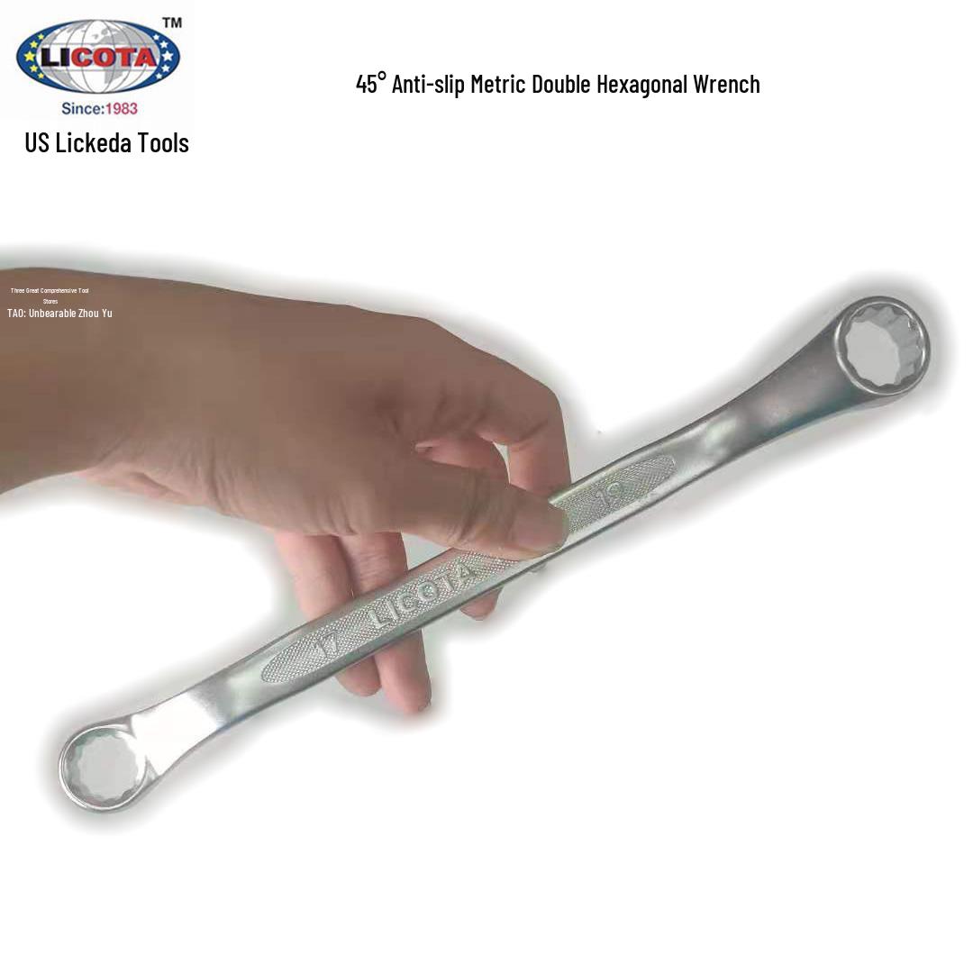 LICOTA 45° Dual-Head Star Non-Slip Wrench Set (6-32mm) 6-8mm