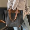 Retro Japanese foreign style hand bag women's bag 2025 new large-capacity casual shoulder bag commuter underarm tote bag