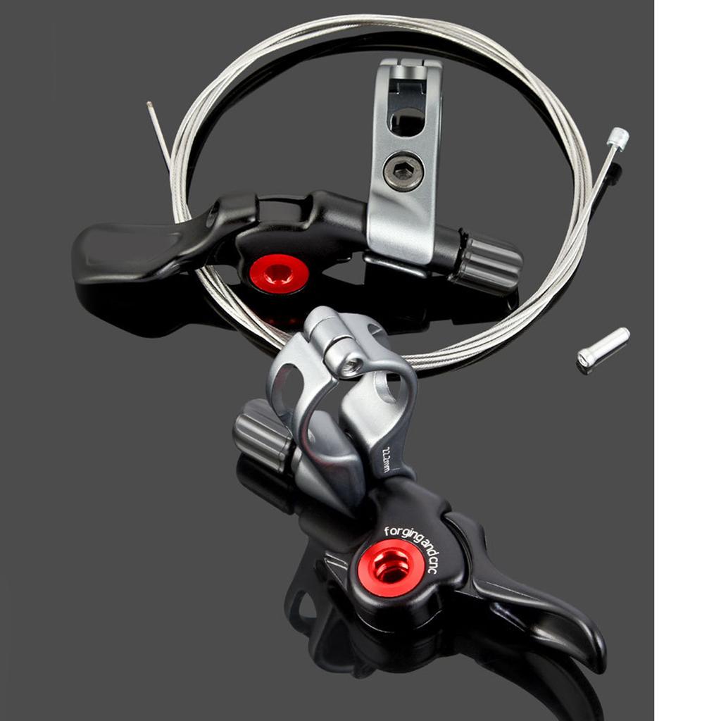 Bicycles Seatpost Dropper Remote Lever Road Bike Seats Tube Switches Height Cable Adjusted Lever for 22.2mm Handlebars