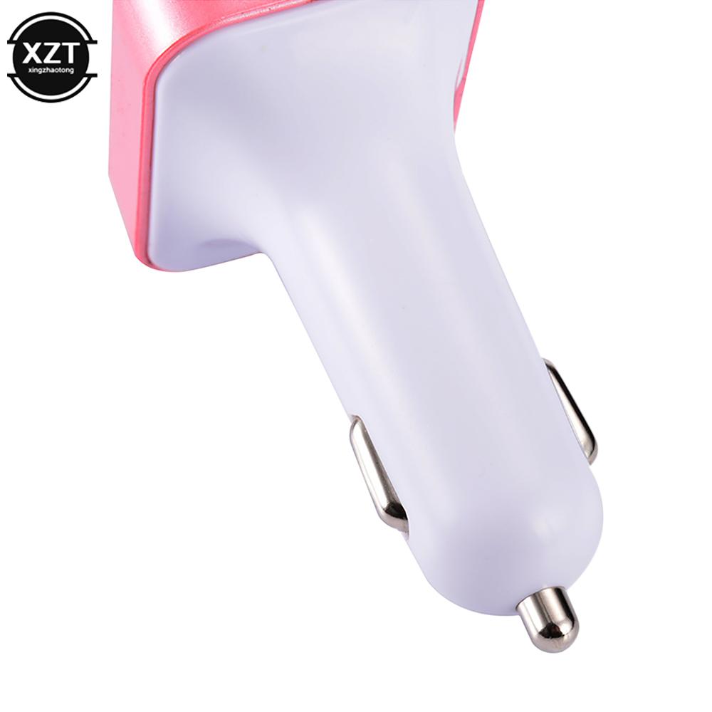 Car Handsfree Wireless Bluetooth-Compatible 5.0 FM Transmitter LCD MP3 Player Car Accessories Dual USB Charger FM Modulator