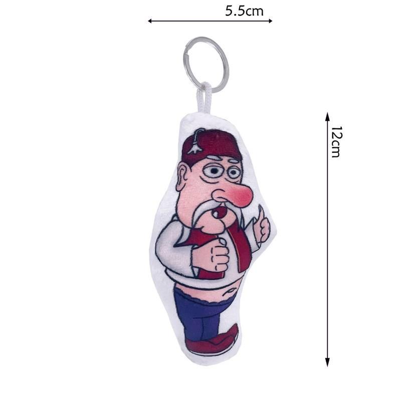 

Говорящий брелок Шаурма Милый мультяшный плюшевый брелок для ключей автомобиля Подарок для девочки