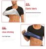Camiseta de Fitness de Cuello Redondo para Hombre, Moldeador Corporal que Aumenta la Sudoración, Control de Abdomen