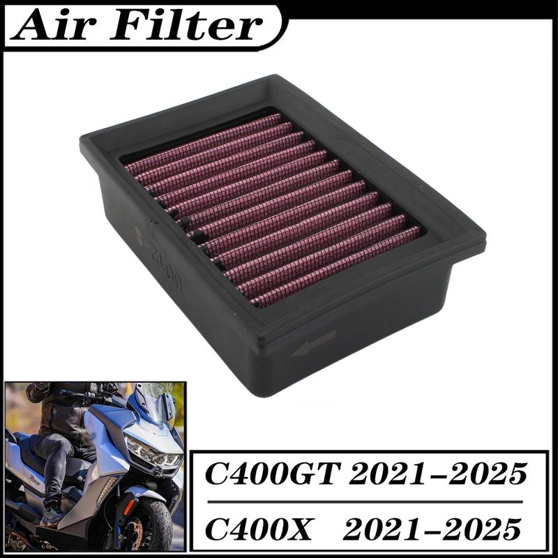 FOR BMW C400GT C400X 2021-2025 C400 GT C 400 X Motorcycle High Flow Air Filter Intake Cleaner