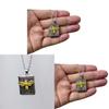 Animal Pendant Photo Necklace With 304 Stainless Steel Chain For Travel Gift For Women