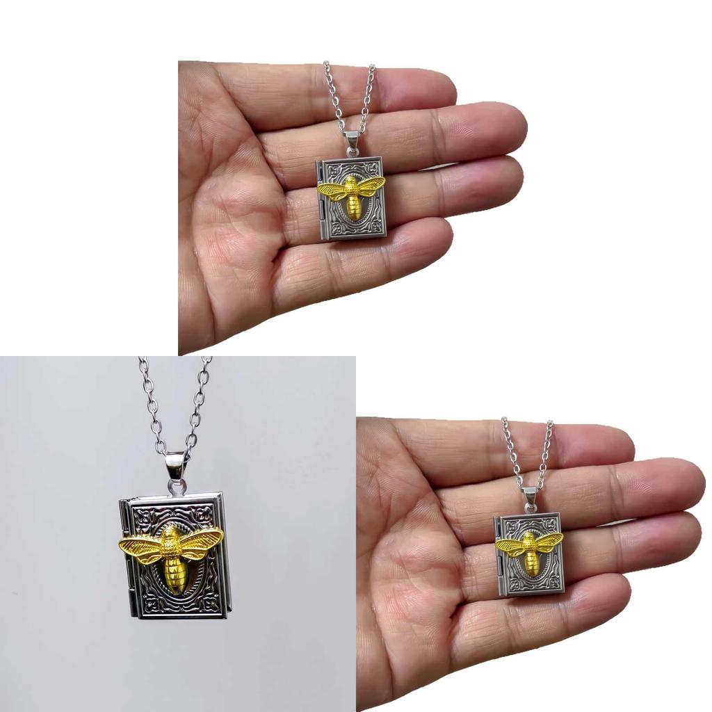 Animal Pendant Photo Necklace With 304 Stainless Steel Chain For Travel Gift For Women