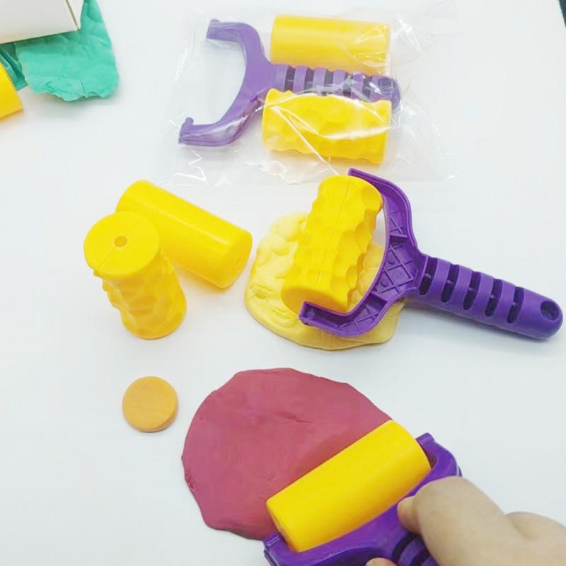 Mold Accessories: 2-Piece Double-Sided Roller Set for Clay and Sand