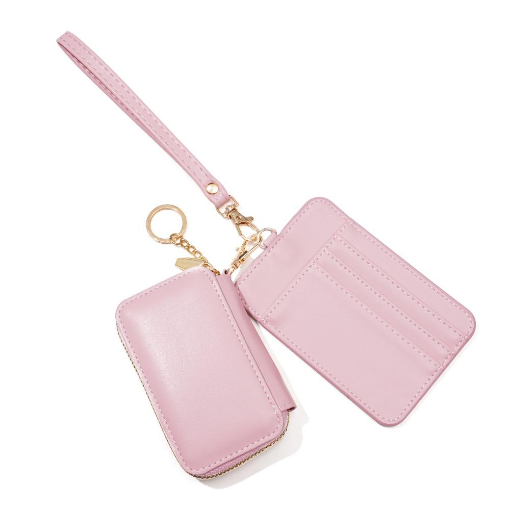 

Кошелек Картхолдер Короткий Клатч Кошелек для Монет Повседневный Искусственная Кожа Держатель для Карт Путешествия розовый