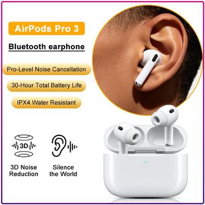 Γνήσιο Apple AirPods Pro 3 Ασύρματα Ακουστικά Pro-Level Ακύρωση Θορύβου Έλεγχος Αφής Καθαρές Κλήσεις Χωρικός Ήχος Bluetooth Ακουστικό