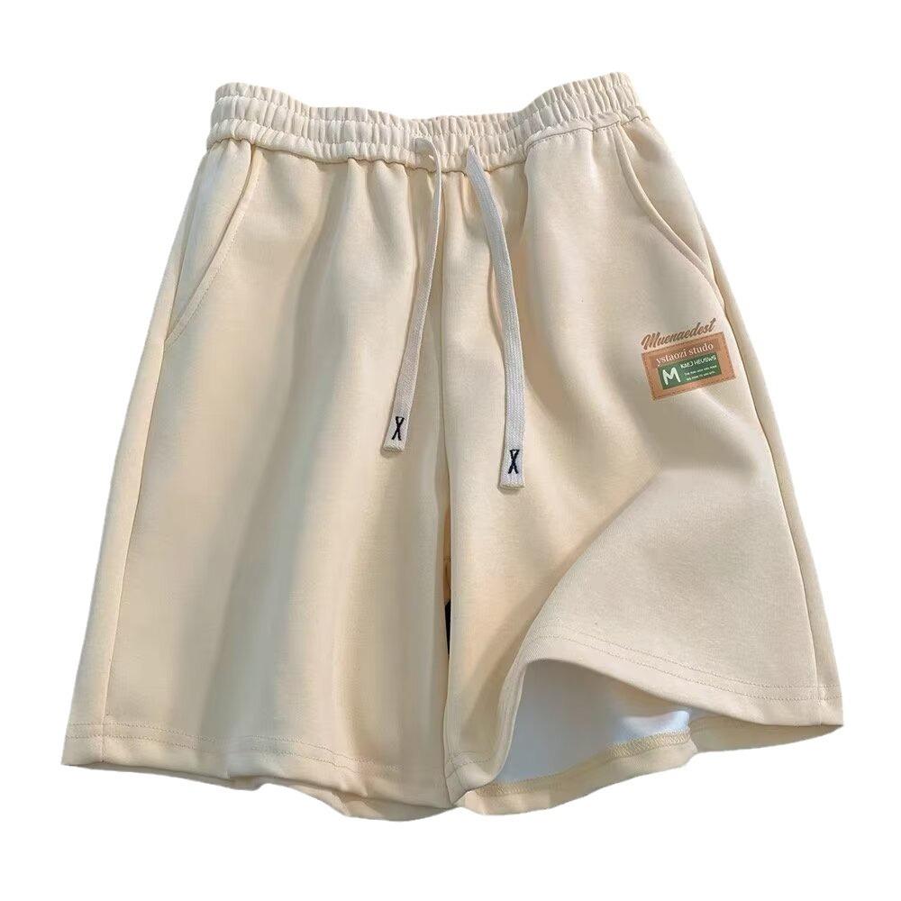 

Sport Shorts Men s Summer Thin Loose Casual Five-point Pants New Wide-leg Straight Mid-leg Pants One size