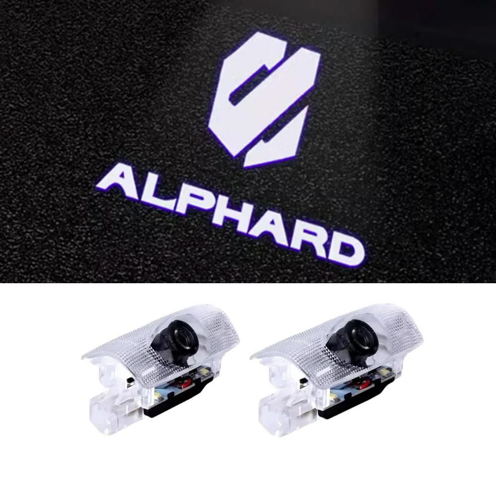 LED Carpet Puddle Welcome Light 2pcs Cars Door Light For Toyota ALPHARD 30/40/50 Series Toyota Courtesy Lamp ALPHARD Door Light