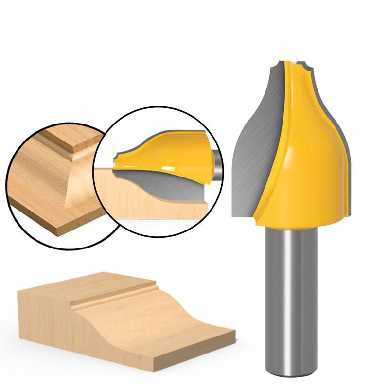 Fresa per Pannelli Rialzati Ogee Verticale con Perline Gambo 1/2 pollice 8 mm 12 mm Coltello per Porta Taglierina per Lavorazione del Legno Taglierina per Tenoni per Legno