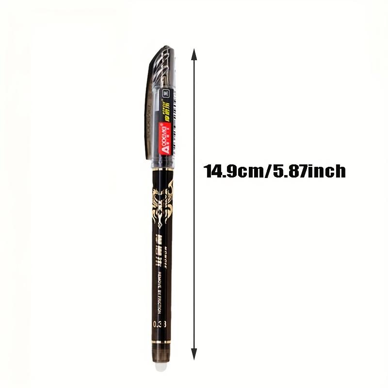 64pcs/Set Erasable Gel Pens 0.5Mm Gel Refills Blue Black Erasable Office Writing Stationery School Supplies