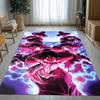 Cazadores de Demonios K-Pop Niños Saja Dorados Alfombra de Área Antideslizante para Sala de Estar Alfombra Suave para Dormitorio Sala de Juegos Sofá, Felpudo de Decoración para el Hogar