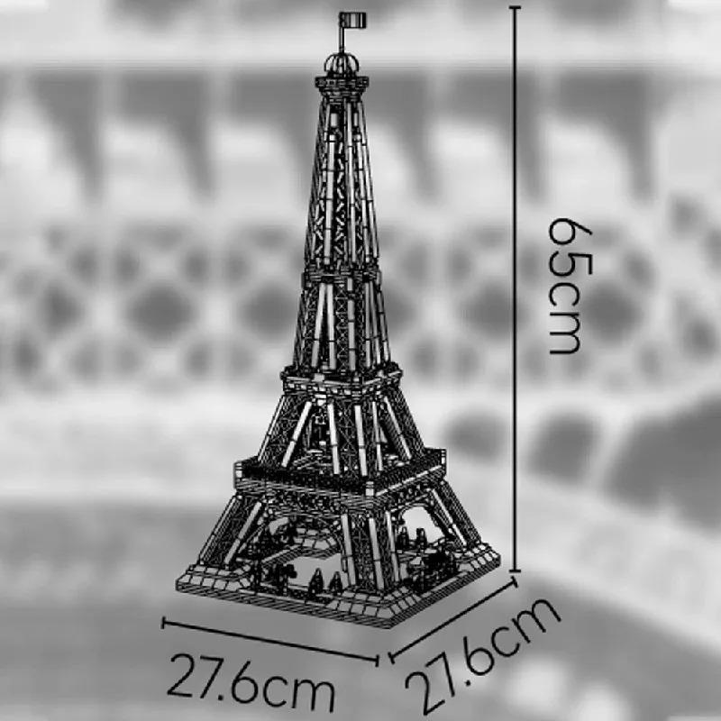 Famous European Tower Skyscraper Buildings Blocks World Architecture Bricks Model Set DIY Assembly Toys Birthday Holiday Gifts